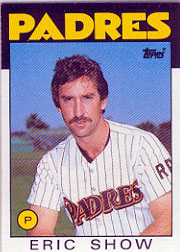 1986 Topps Baseball Cards      762     Eric Show